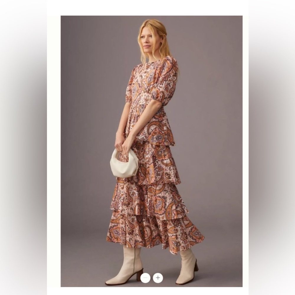 Katchel x Anthropologie tired maxi dress
